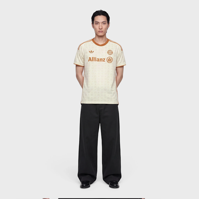 adidas Originals x FCB x MCM Jersey Short Sleeve Beige 105172 2