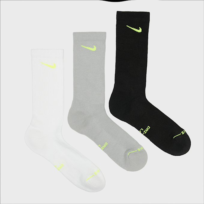 Nike Everyday Elevated Crew Socks 3 Pack Schwarz 105653 2