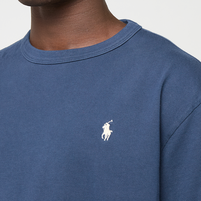 Polo Ralph Lauren Classic Fit Jersey Crewneck T-Shirt blau 105893 3