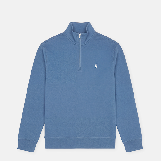 Polo Ralph Lauren Double Knit Quarter Zip Pullover blue 105906 1
