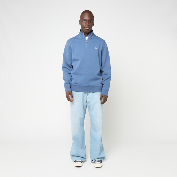 Polo Ralph Lauren Double Knit Quarter Zip Pullover blue 105906 2