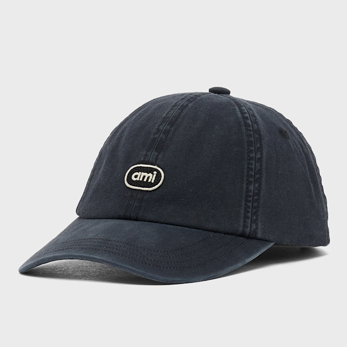 AMI PARIS Ami Patch Embroidery Cap black 106025 1