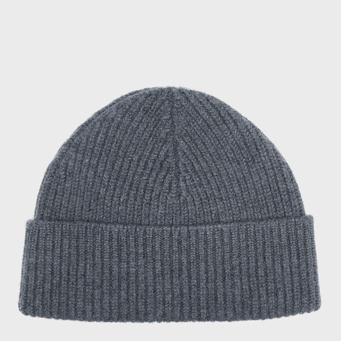 AMI PARIS Beanie With Red Ami De Coeur gris chine/rouge Undefined Color 106028 2