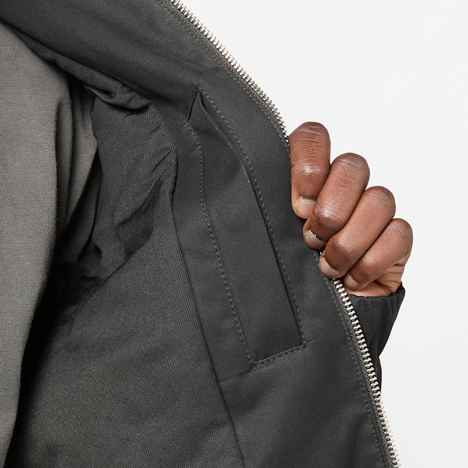 AMI PARIS Ami De Coeur Padded Zipped Jacket black 106040 4