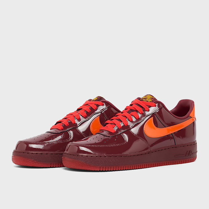 Nike Air Force 1 Low Patent Leather "Dark Team Red" red 106171 1