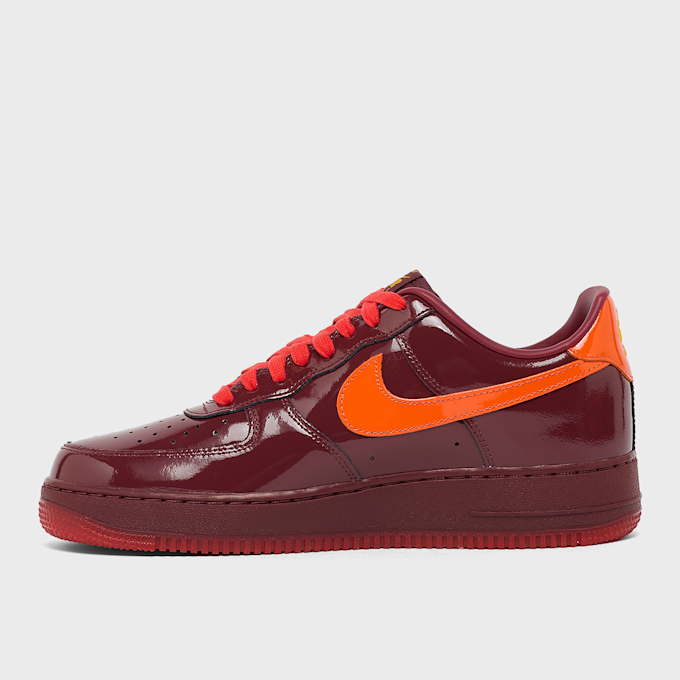 Nike Air Force 1 Low Patent Leather "Dark Team Red" red 106171 3