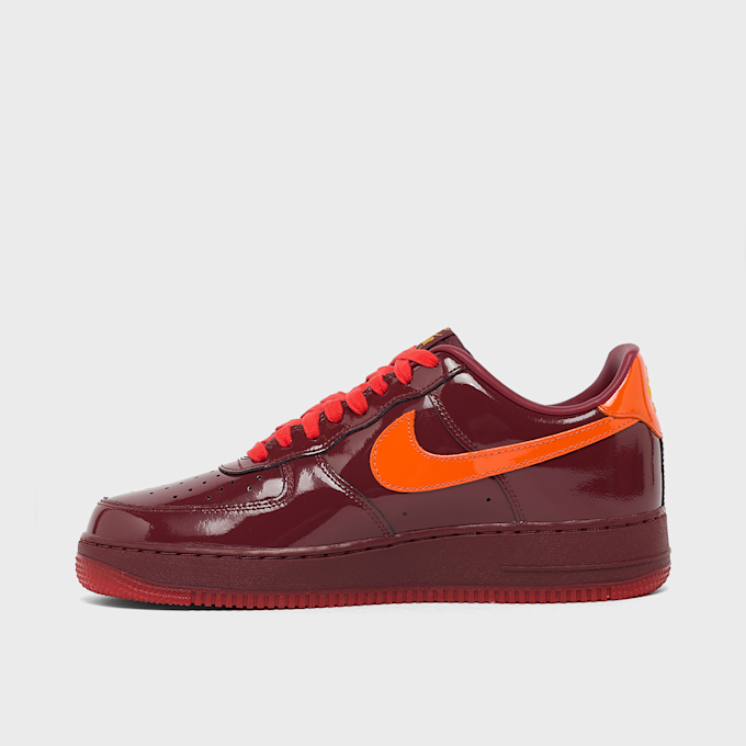 Nike Wmns Air Force 1 Low Patent Leather "Dark Team Red" red 106173 3