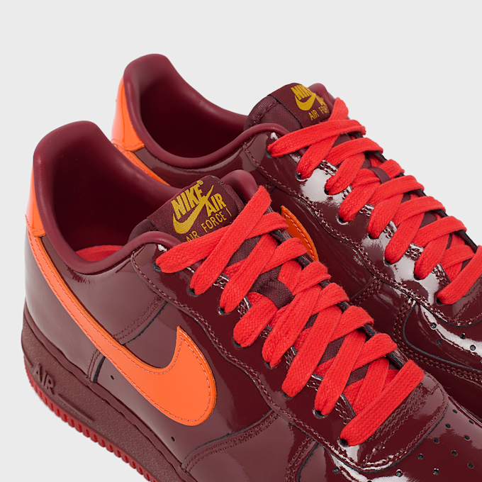 Nike Wmns Air Force 1 Low Patent Leather "Dark Team Red" rot 106173 6