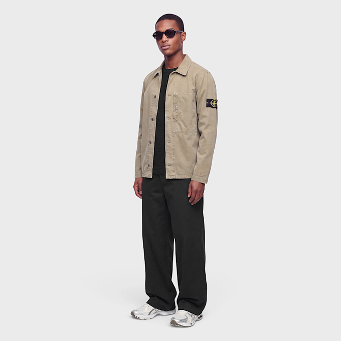 Stone Island Shirts military green Beige 106677 2