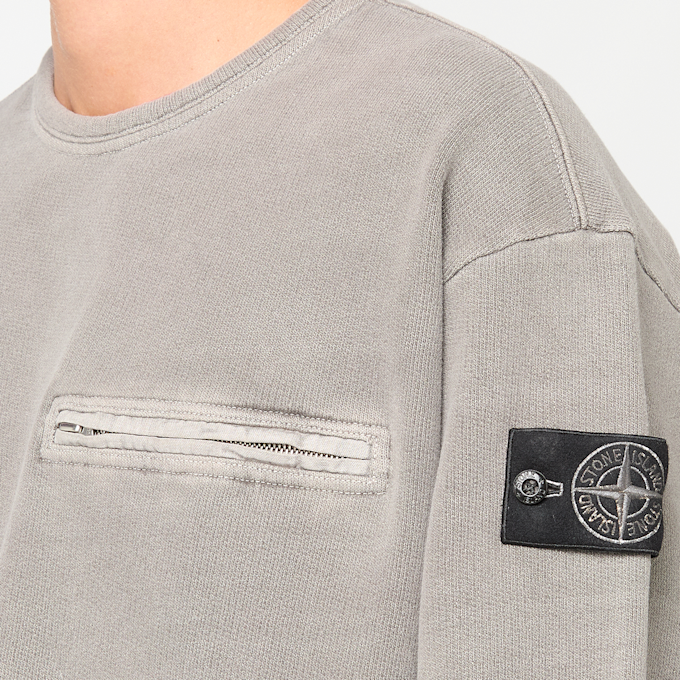 Stone Island Track-Jacke Paris aus Jacquard mit Reißverschluss grau 106684 3