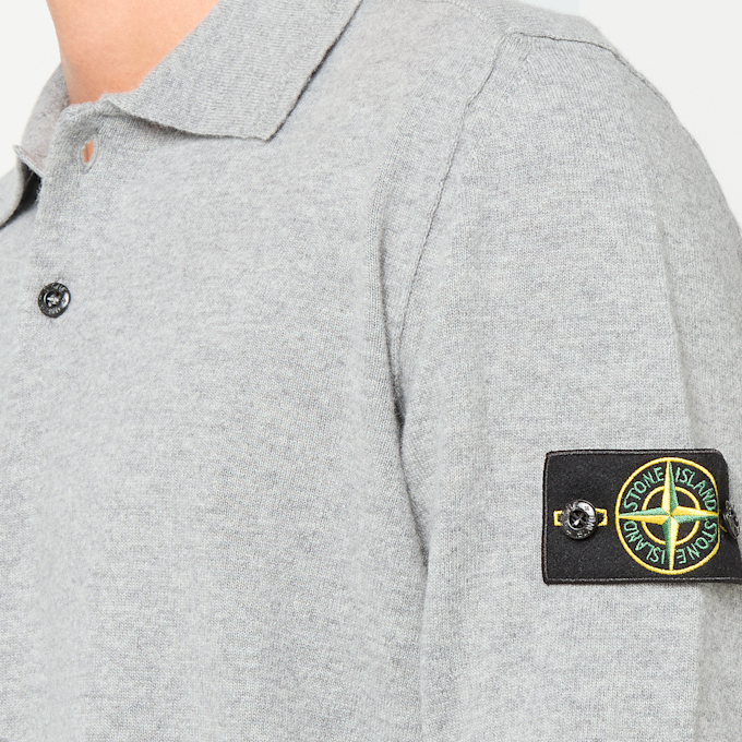 Stone Island LS Polo grey 106702 3