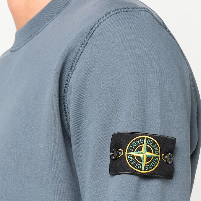 Stone Island SWEATSHIRT croissant/cookie-port blue 106711 3