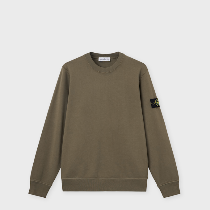Stone Island SWEATSHIRT croissant/cookie-port green 106710 1