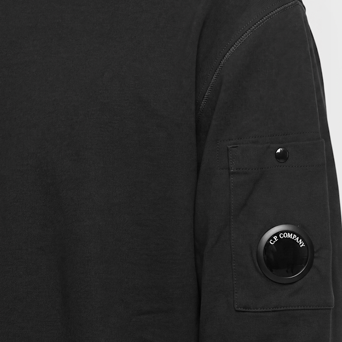 C. P. Company 30/2 Mercerized Jersey Twisted Longsleeve black 106839 3