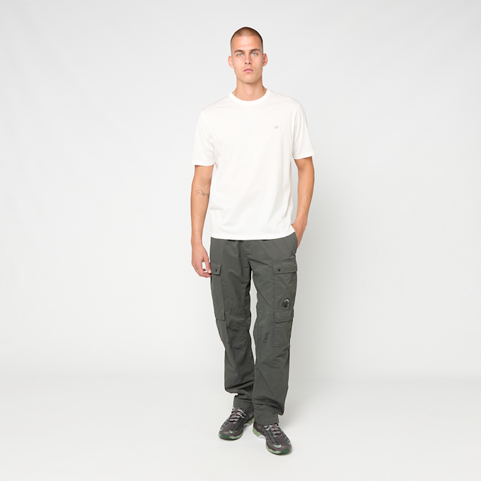 C. P. Company T-Shirt SS Mercerized Light Jersey weiß 106837 2