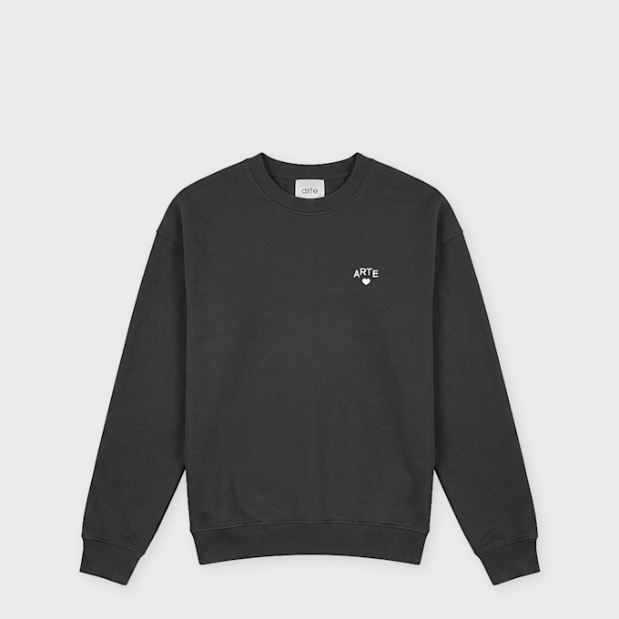 Arte Antwerp Arte Heart Crewneck black 107097 1
