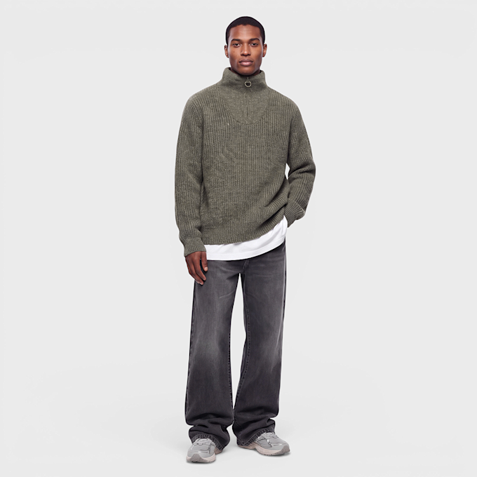 Barbour Barbour New Tyne Half Zip derby tweed Undefined Color 107327 2