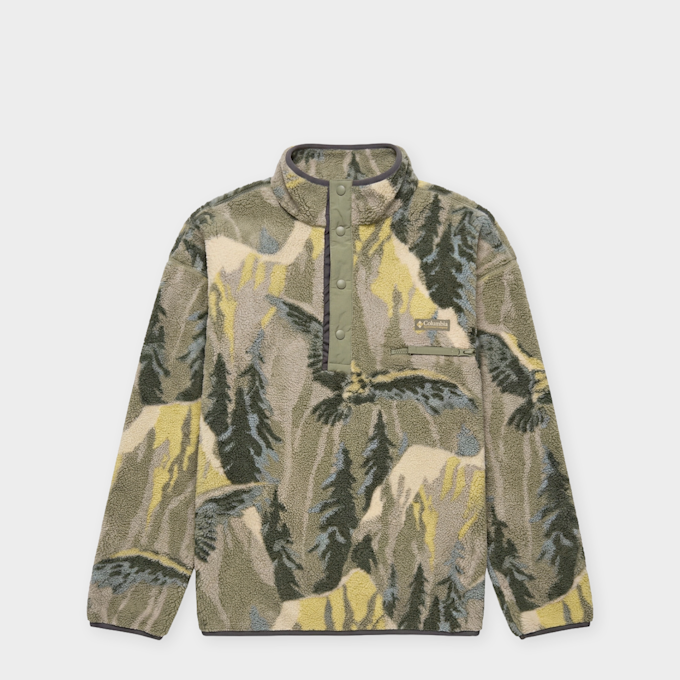 Columbia Helvetia™ II Printed Half Snap Fleece grün 107375 1
