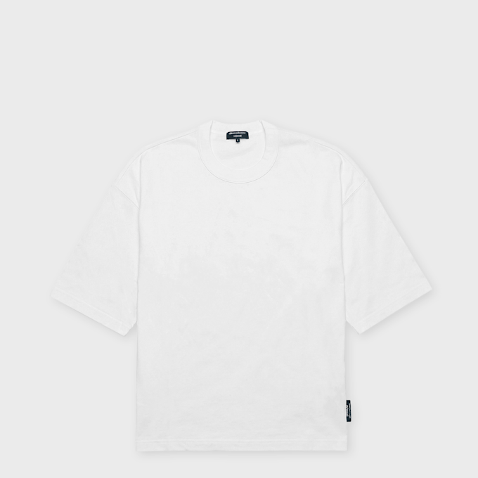 Comme des Garcons Homme T-Shirt aus Baumwolle Weiss 107609 1