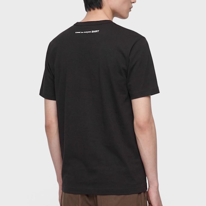 Comme des Garcons Shirt T-Shirt aus Baumwolle Schwarz 107625 4