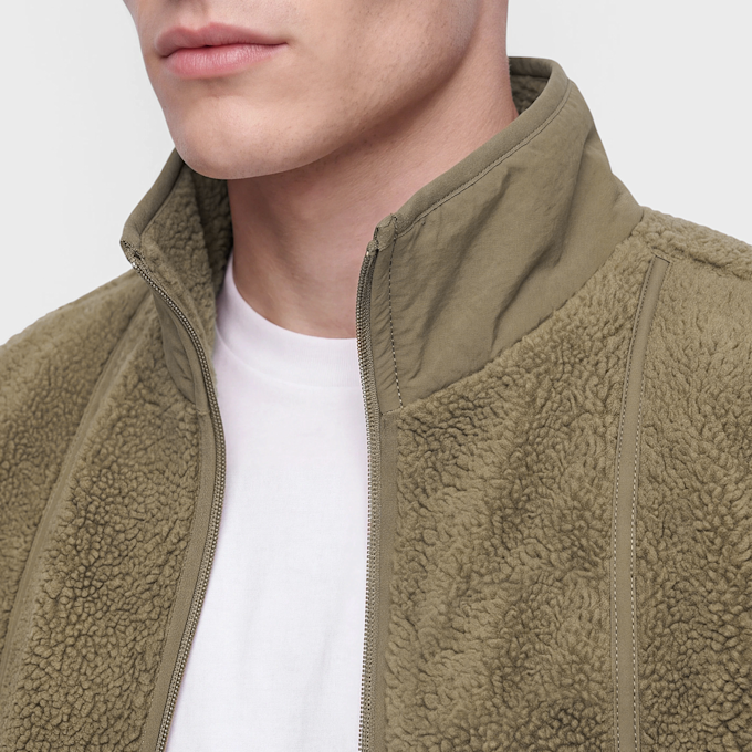 Pas Normal Studios Off-Race Pile Fleece Vest Beige 139187 4