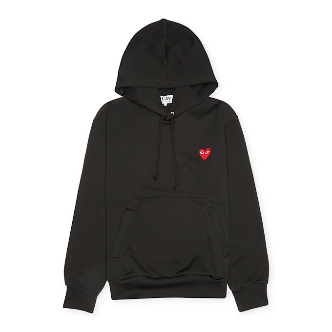 Comme des Garcons Play Hooded Sweatshirt black 51236 1