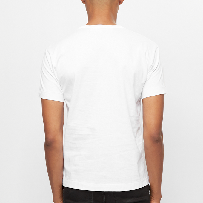 Comme des Garcons Play Black Heart T-Shirt weiß 52418 4