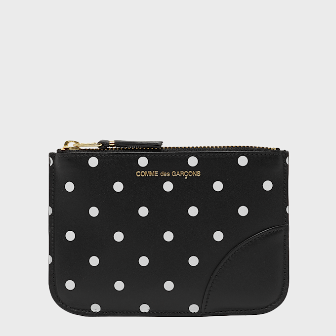 Comme des Garcons Wallet Dots Printed Leather Line zwart 53177 1
