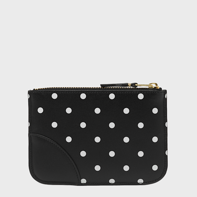 Comme des Garcons Wallet Dots Printed Leather Line schwarz 53177 2