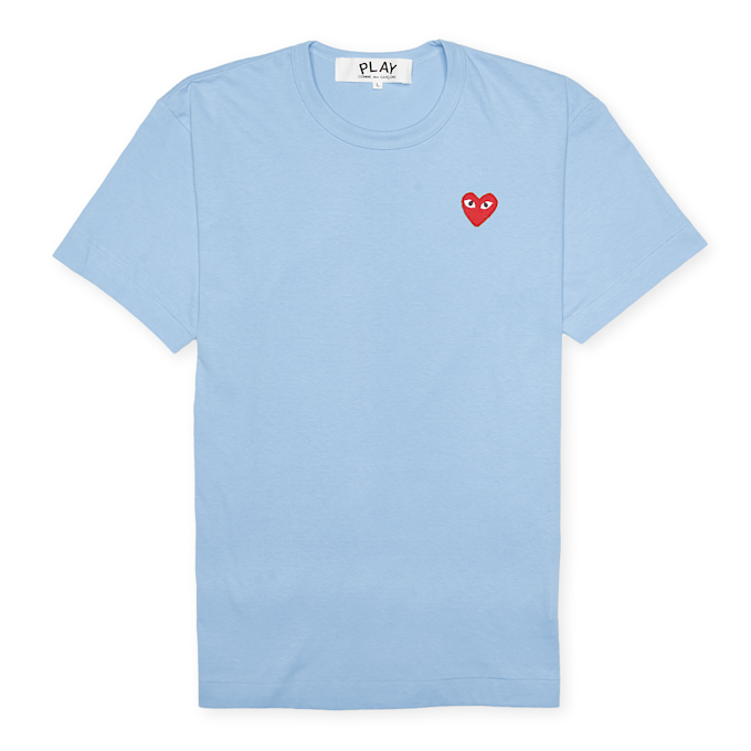 Comme des Garcons Play Play Red Heart T-Shirt blau 54371 1