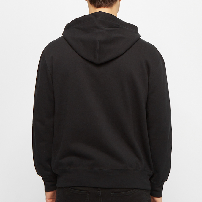Comme des Garcons Play Play Two Heart Hooded Zip Sweatshirt black 55903 4