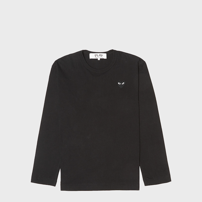 Comme des Garcons Play Play Black Heart Long Sleeve T-Shirt zwart 56282 1