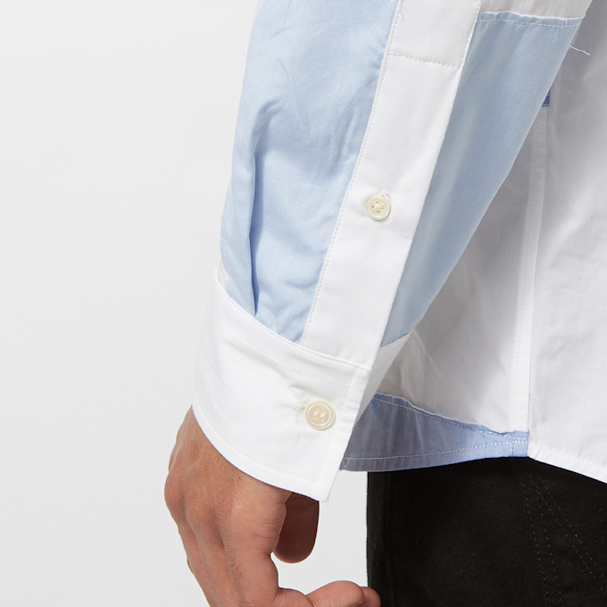 J. W. Anderson Checkboard Applique Shirt blau 57983 6