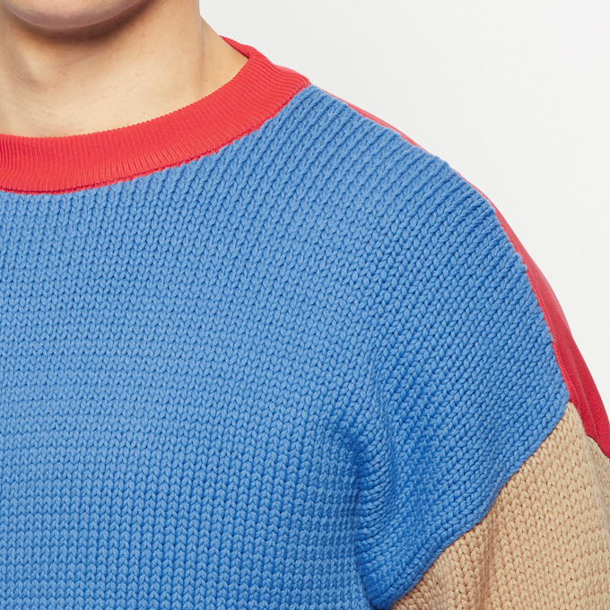 Opening Ceremony Combo Warped Logo Sweater blauw 59781 5