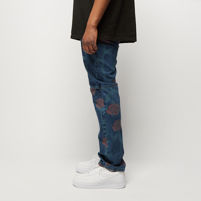 Opening Ceremony Str. Alloverroses Cutout Jeans blau 59793 3