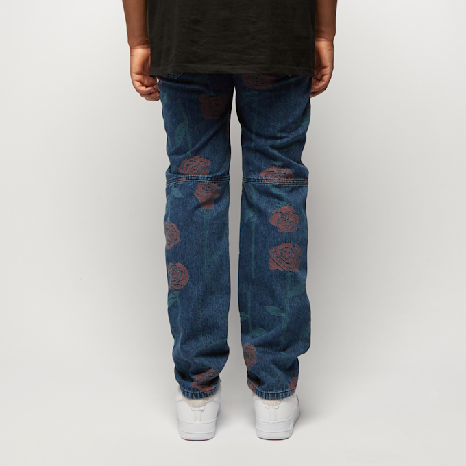 Opening Ceremony Str. Alloverroses Cutout Jeans blau 59793 4