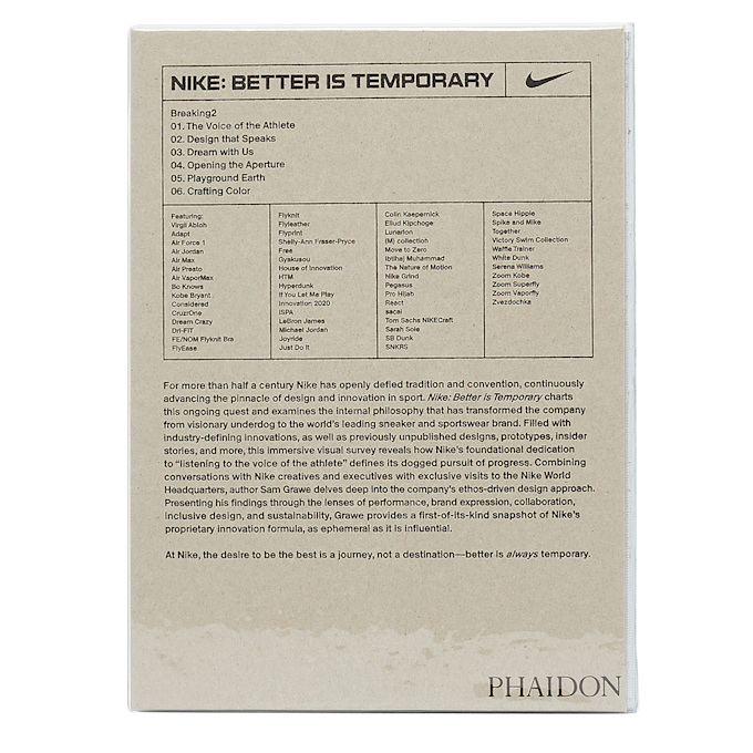 Phaidon Nike: Better is Temporary Multicolor 60655 2