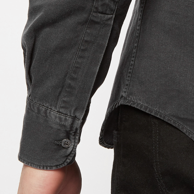 Aspesi Sem II Shirt Washed Denim zwart 60750 6