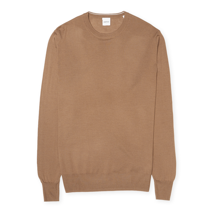 Aspesi Mod. M249 Crewneck Pullover bruin 60752 1