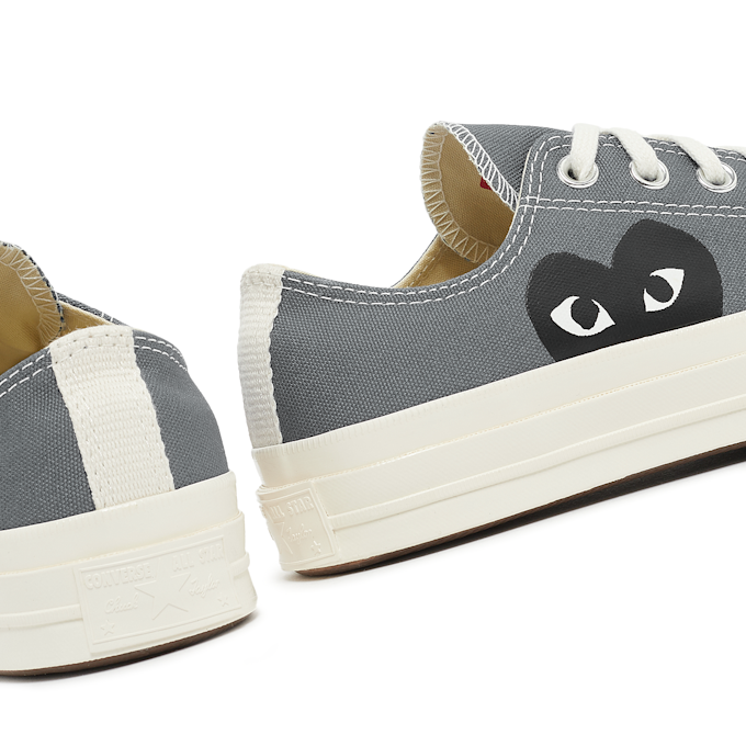 Comme des Garcons Play Black Heart Chuck Taylor All Star '70 Low grijs 60916 6