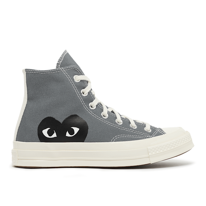 Comme des Garcons Play Black Heart Chuck Taylor All Star '70 High grijs 60921 2