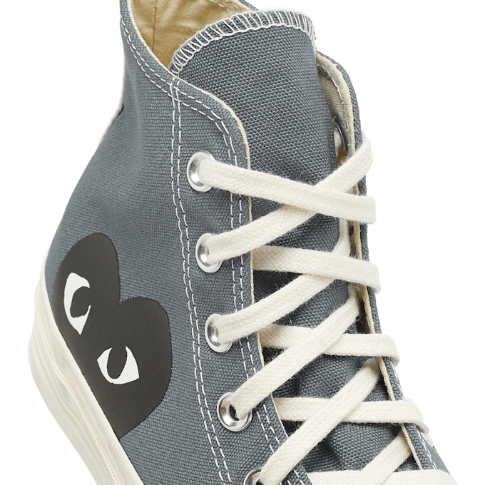 Comme des Garcons Play Black Heart Chuck Taylor All Star '70 High grijs 60921 6
