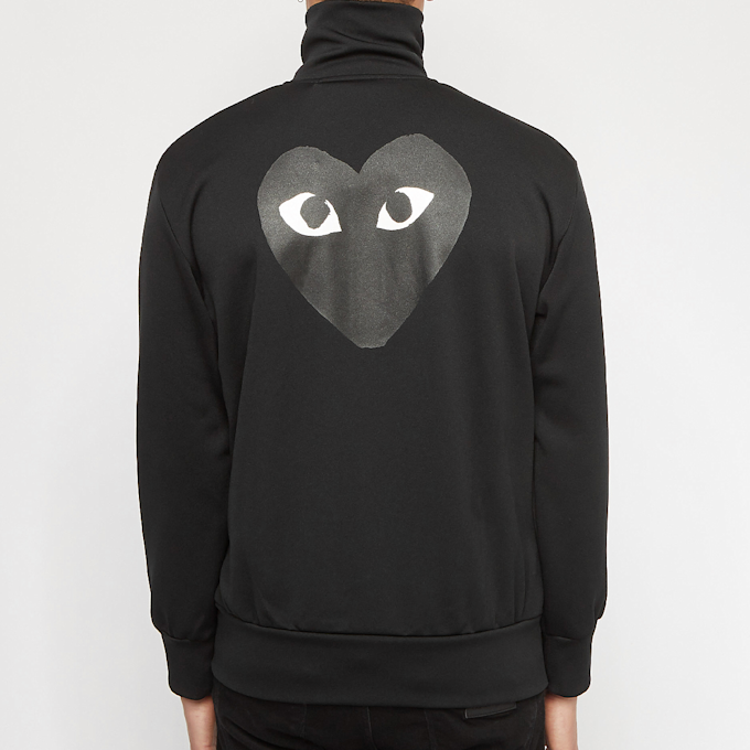 Comme des Garcons Play Play Sweatshirt Big Heart zwart 60915 4