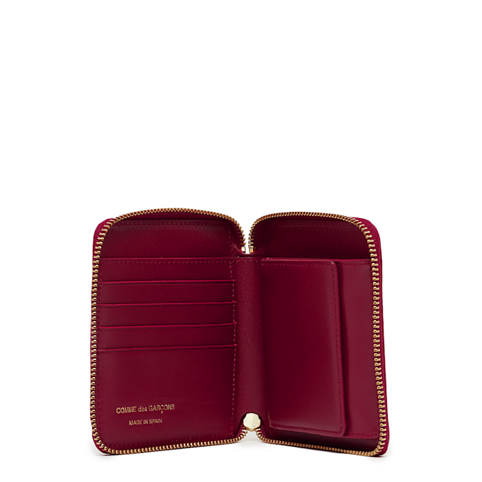 Comme des Garcons Wallet Classic Leather Line rood 65558 3