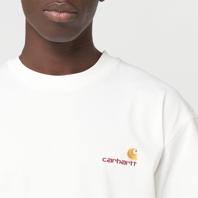 Carhartt WIP S/S American Script T-Shirt weiß 65615 3