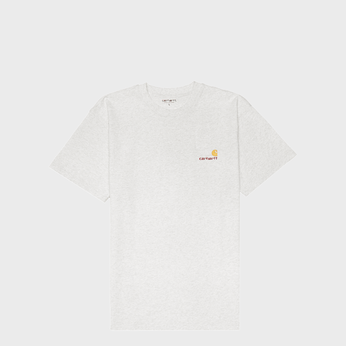 Carhartt WIP S/S American Script T-Shirt grau 65616 1