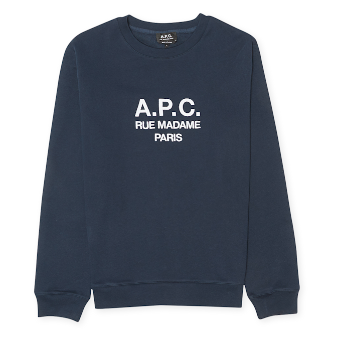 A.P.C. Sweat Rufus blue 66404 1