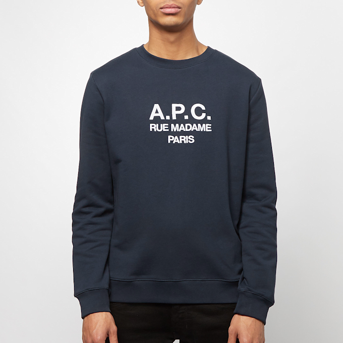 A.P.C. Sweat Rufus blue 66404 2