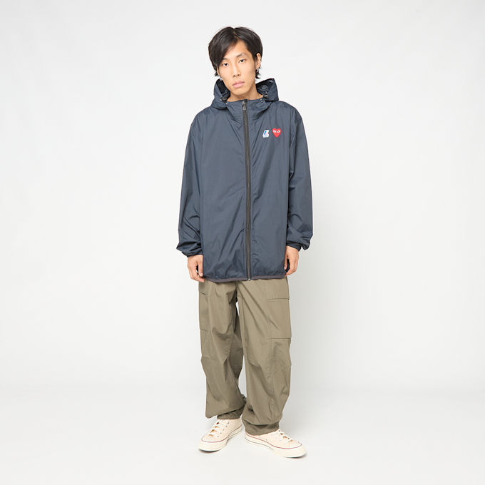 Comme des Garcons Play K-Way Jacket Full Zip blue 71588 2