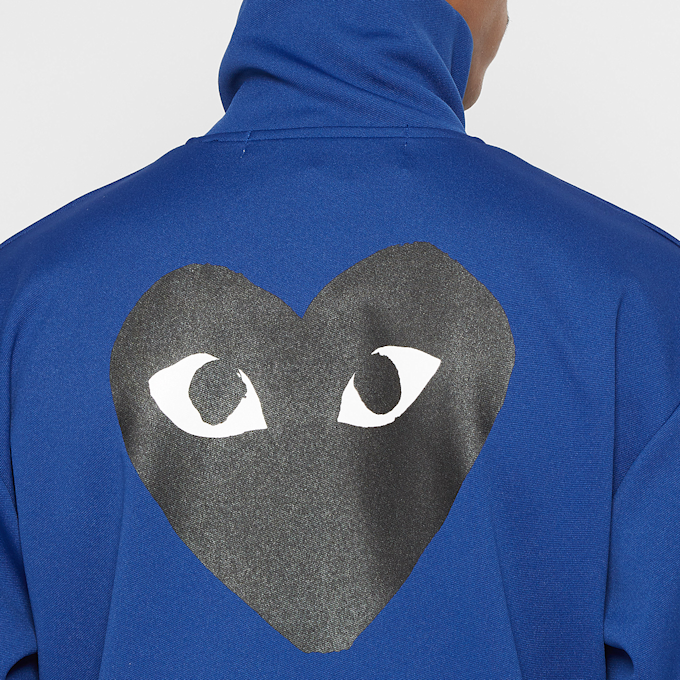 Comme des Garcons Play Play Sweatshirt Big Heart blau 73063 6